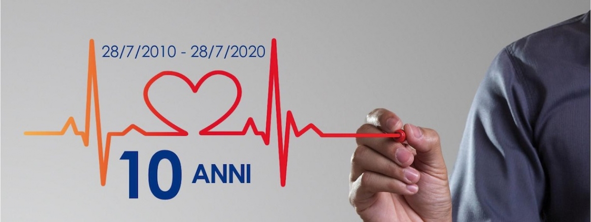 Oggi è il 10° anniversario per Bergamo Sanità!